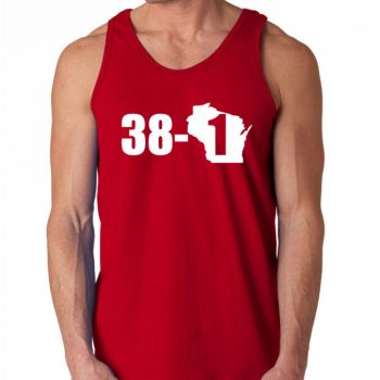 Wisconsin Badgers 38-1 Kentucky Kaminsky Unisex Tank Top
