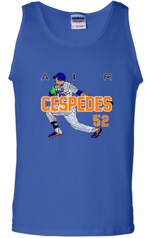 Yoenis-Cespedes-New-York-Mets-Air-Pic-Unisex-Tank-Top Yoenis Cespedes New York Mets "Air Pic" Unisex Tank Top