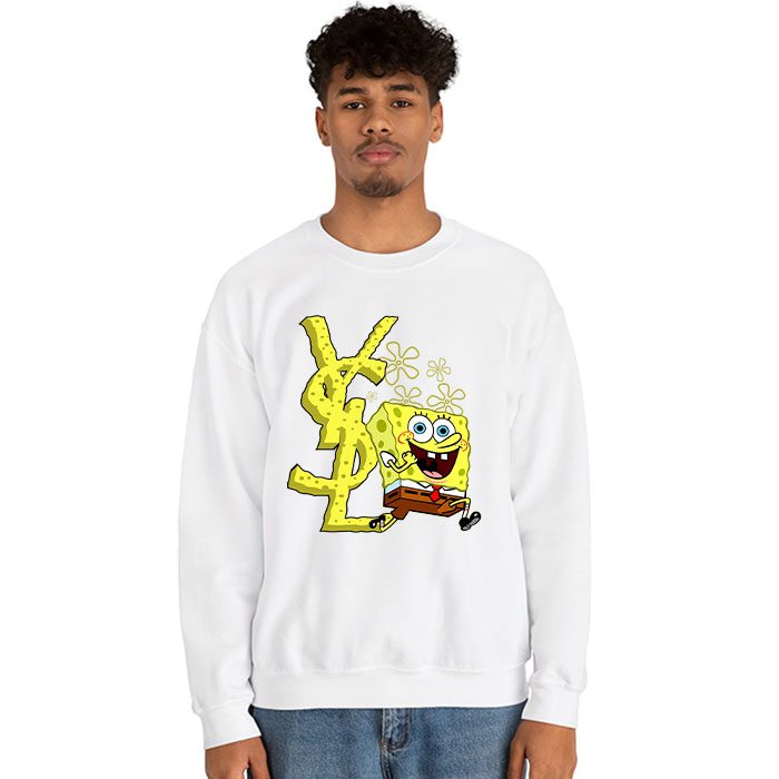 Yves-Saint-Laurent-Logo-Luxury-SpongeBob-Crewneck-Sweatshirt-CSTB0702-2