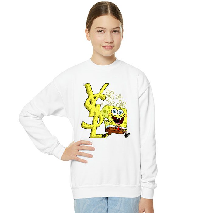 Yves-Saint-Laurent-Logo-Luxury-SpongeBob-Crewneck-Sweatshirt-CSTB0702-4