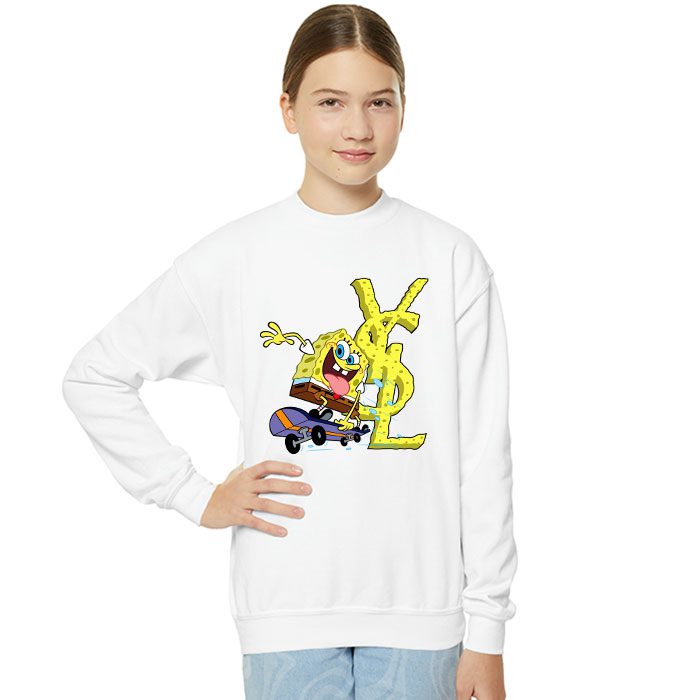 Yves-Saint-Laurent-Logo-Luxury-SpongeBob-Crewneck-Sweatshirt-CSTB0703-4