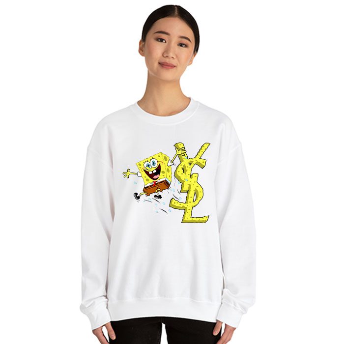 Yves-Saint-Laurent-Logo-Luxury-SpongeBob-Crewneck-Sweatshirt-CSTB0704-1
