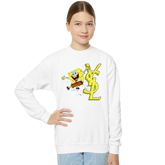 Yves-Saint-Laurent-Logo-Luxury-SpongeBob-Crewneck-Sweatshirt-CSTB0704-4