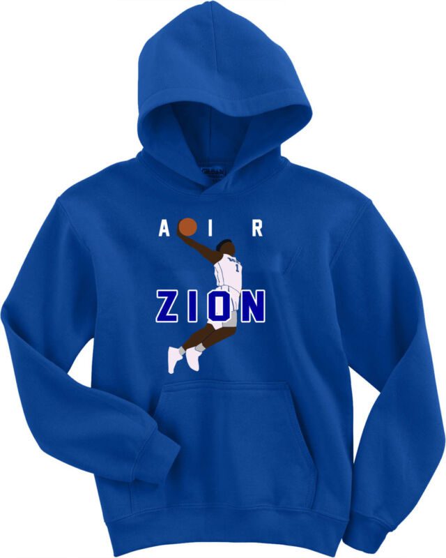 Zion-Williamson-Duke-Blue-Devils-Air-Pic-Hooded-Sweatshirt-Unisex-Hoodie Zion Williamson Duke Blue Devils "Air Pic" Hooded Sweatshirt Unisex Hoodie