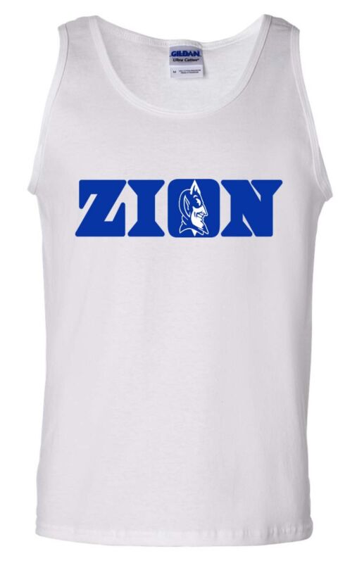 Zion-Williamson-Duke-Blue-Devils-Zion-Logo-Unisex-Tank-Top Zion Williamson Duke Blue Devils "Zion Logo" Unisex Tank Top