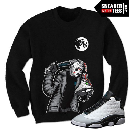 Baron-13S-Crewneck-Sweatshirt-Friday-The-13Th Baron 13S Crewneck Sweatshirt Friday The 13Th