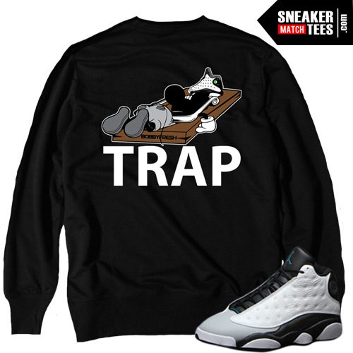 Baron-13S-Crewneck-Sweatshirt-Trap-Black Baron 13S Crewneck Sweatshirt Trap Black