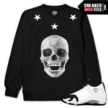 Black Toe 14S Hirst Skull Crewneck Sweater Black