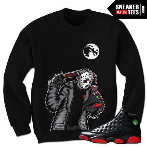 Dirty-Bred-13S-Matching-Crewneck-Sweatshirt-Friday-The-13Th-Black-Crewneck-Sweatshirt Dirty Bred 13S Matching Crewneck Sweatshirt Friday The 13Th Black Crewneck Sweatshirt