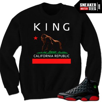 Dirty Breds 13 Matching Sneaker Tees Cali King Crewneck Sweater Black