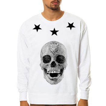 For The Love Of God Crewneck Sweatshirt (White)