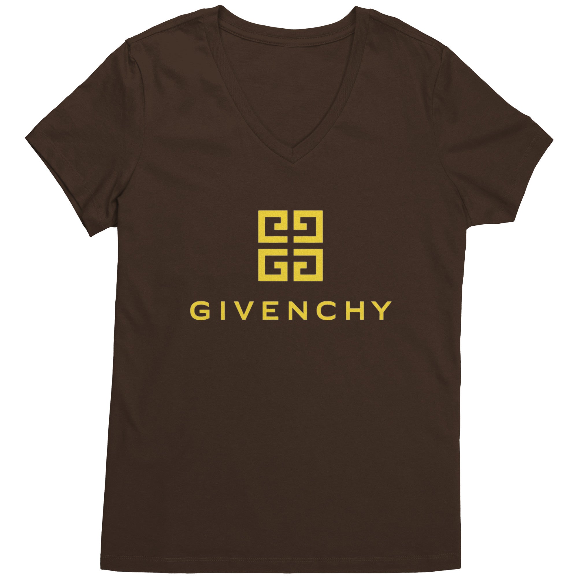 Givenchy-Gold-Logo-Womens-V-Neck-Shirt-4