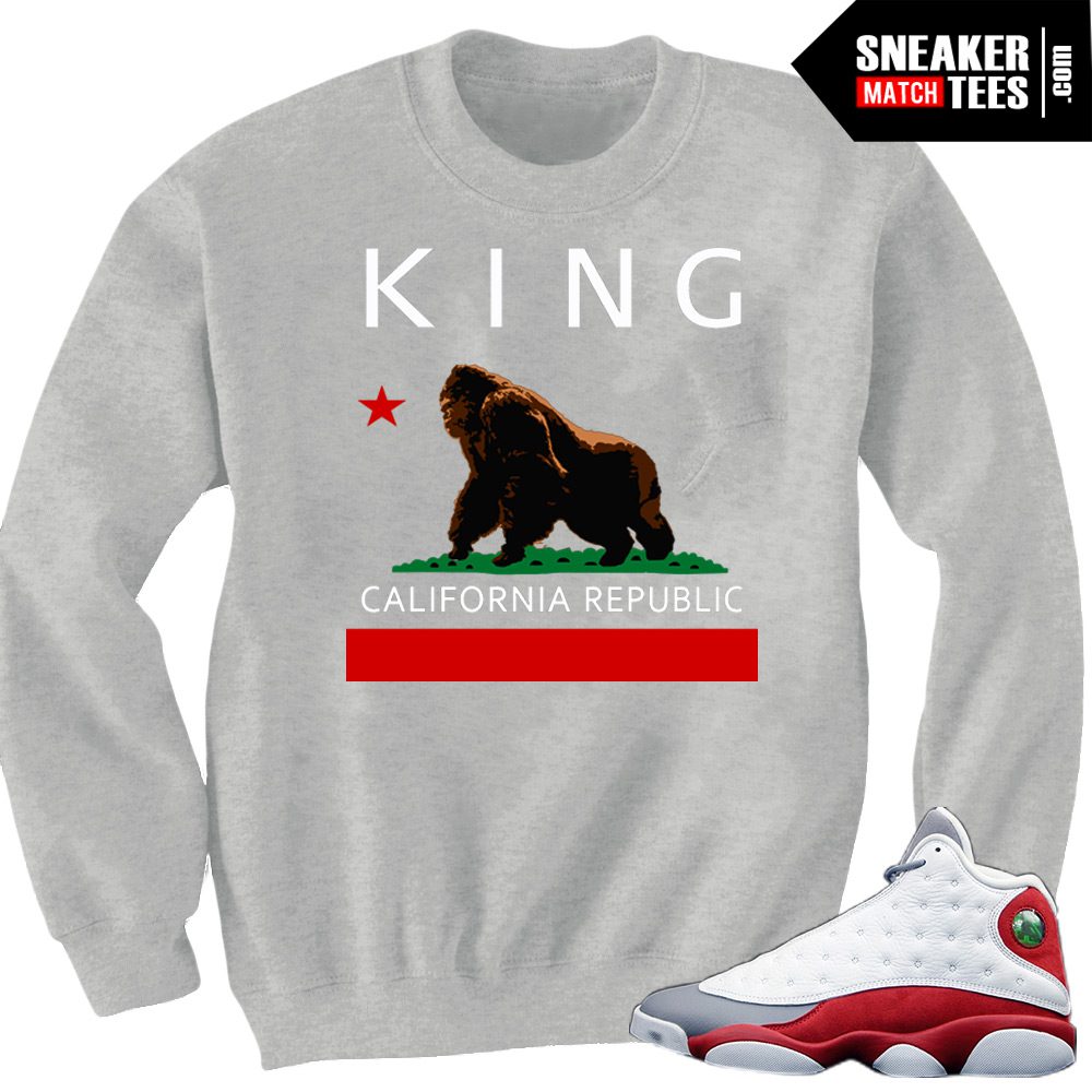 Grey-Toe-13S-Cali-King-Crewneck-Sweater-Grey Grey Toe 13S Cali King Crewneck Sweater Grey