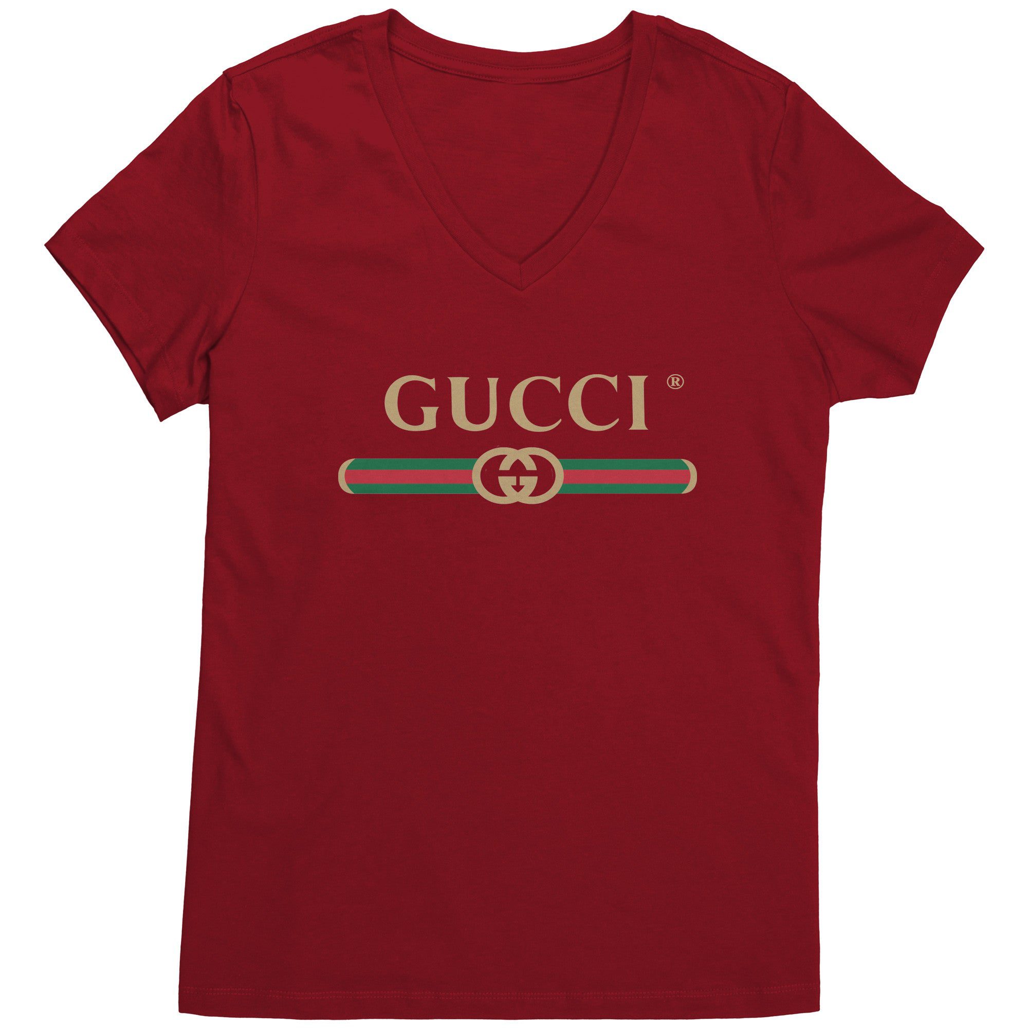 Gucci-Logo-2024-Womens-V-Neck-Shirt-1