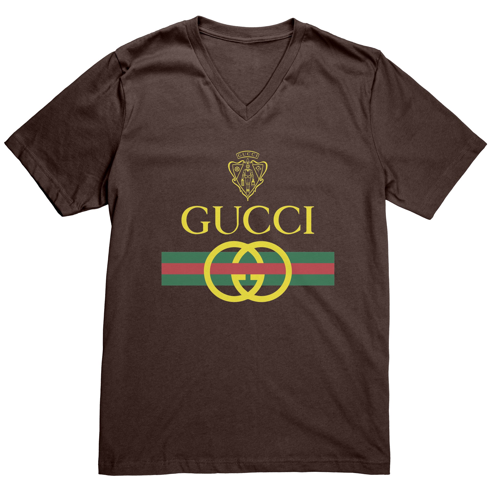 Gucci-Original-Vintage-Logo-Mens-V-Neck-Shirt-1