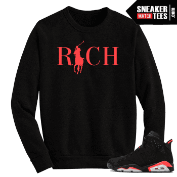 Infrared 6S Crewneck Sweater Country Club Rich