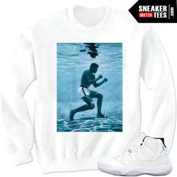 Legend Blue 11 S Ali Legend In White Crewneck Sweatshirt