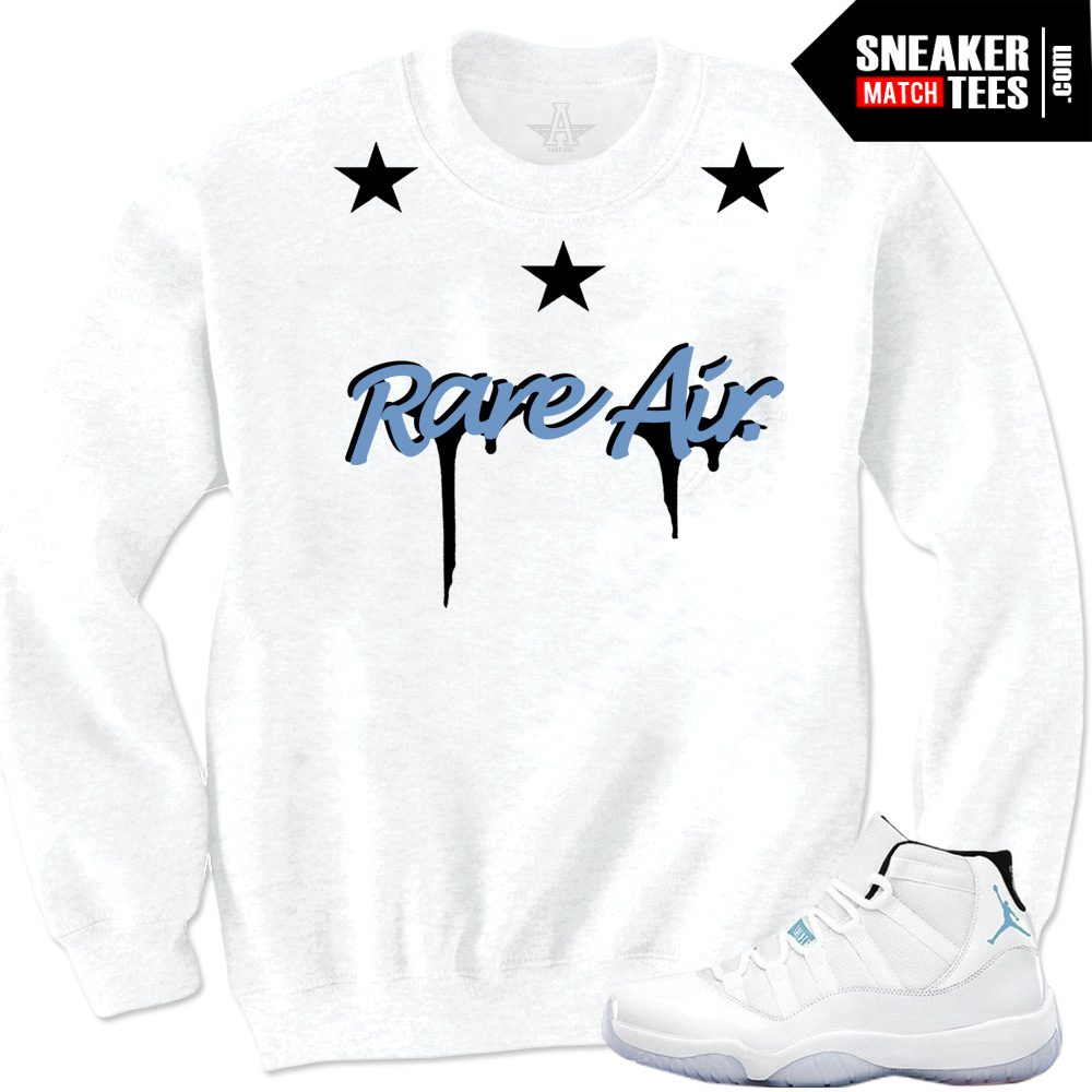 Legend-Blue-11-S-Legend-Stars-In-White-Crewneck-Sweatshirt Legend Blue 11 S Legend Stars In White Crewneck Sweatshirt