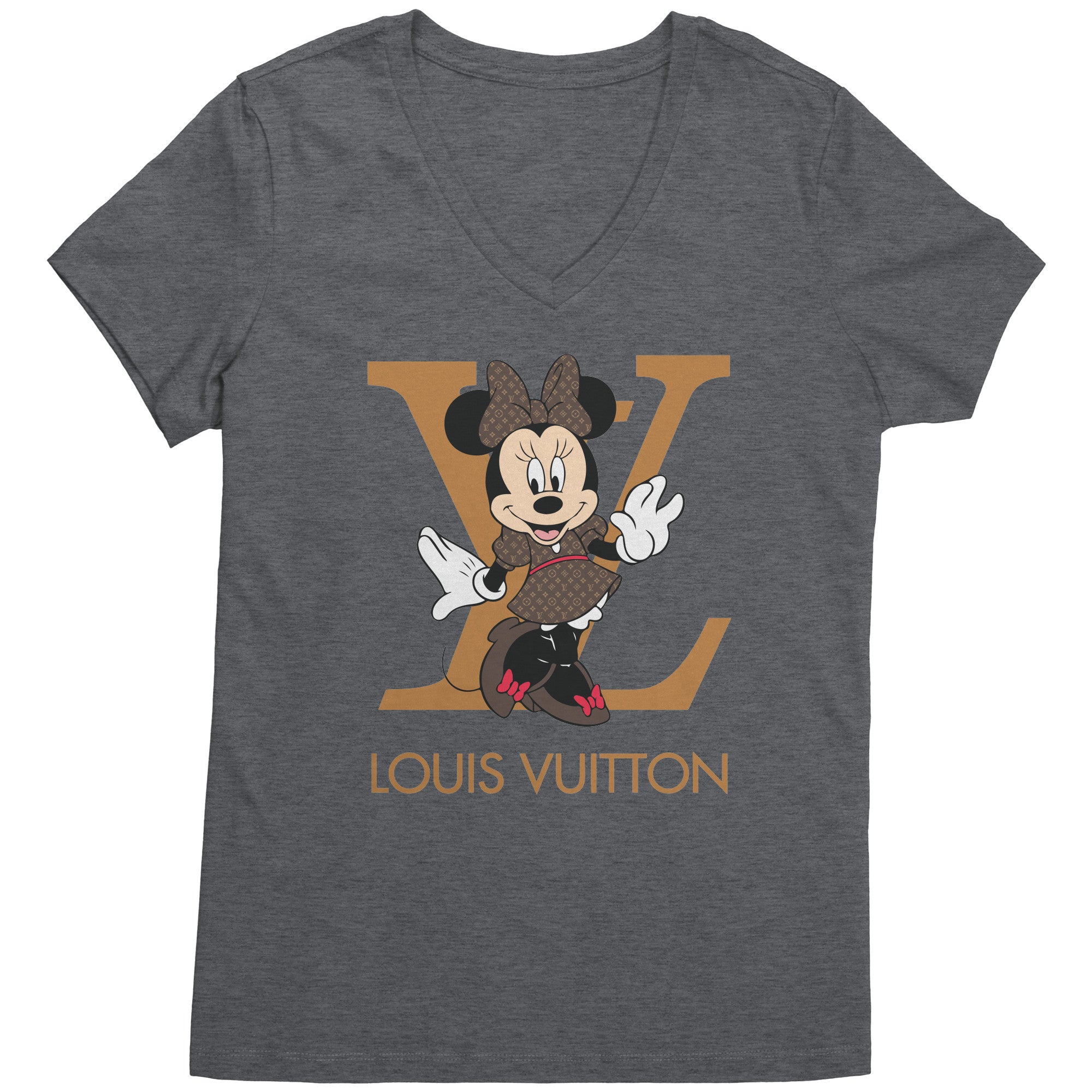 Louis-Vuitton-Minnie-Mouse-Womens-V-Neck-Shirt-4