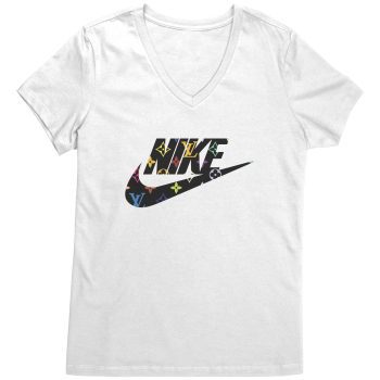Nike Logo x Louis Vuitton Womens V-Neck Shirt