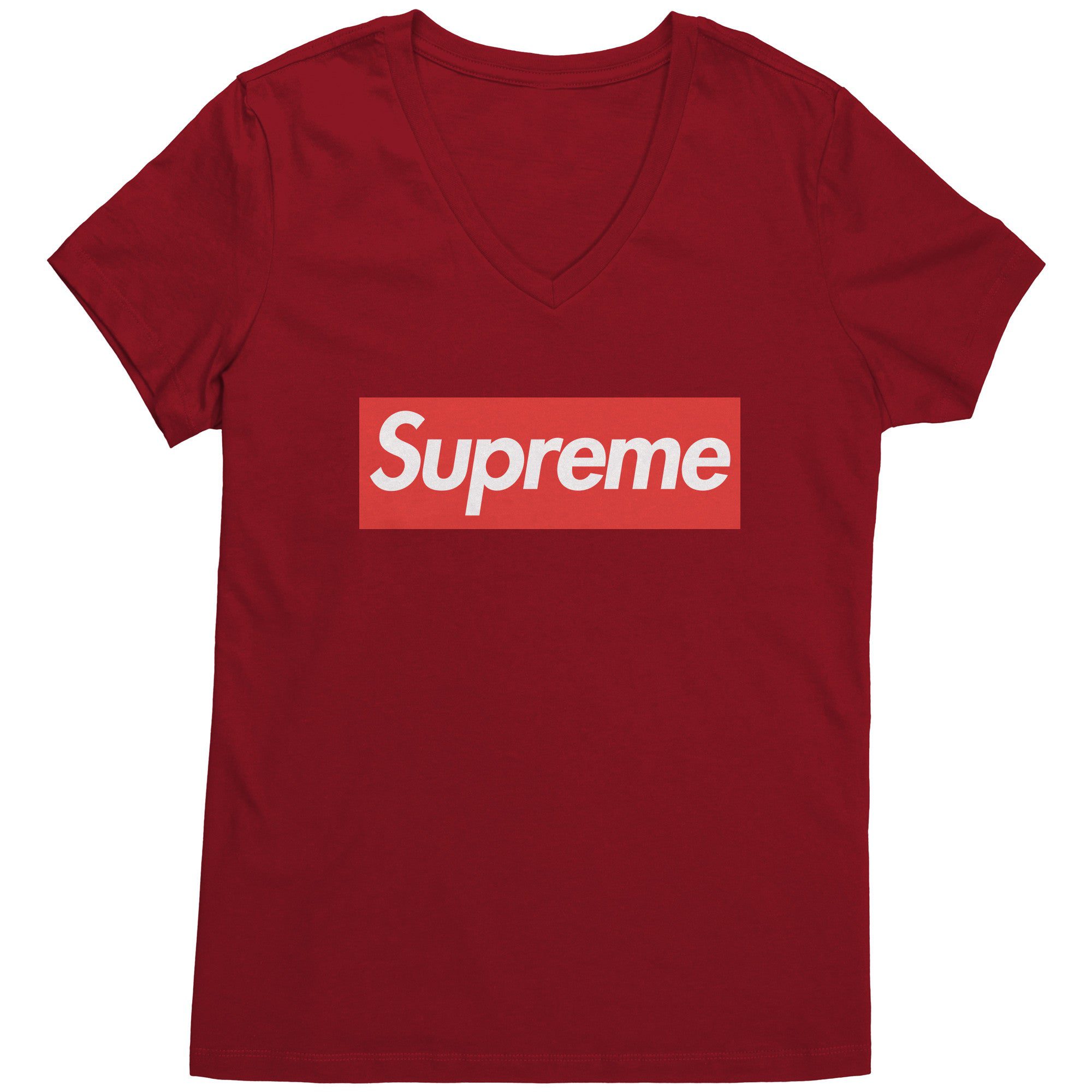 Supreme-Box-Logo-Womens-V-Neck-Shirt-2