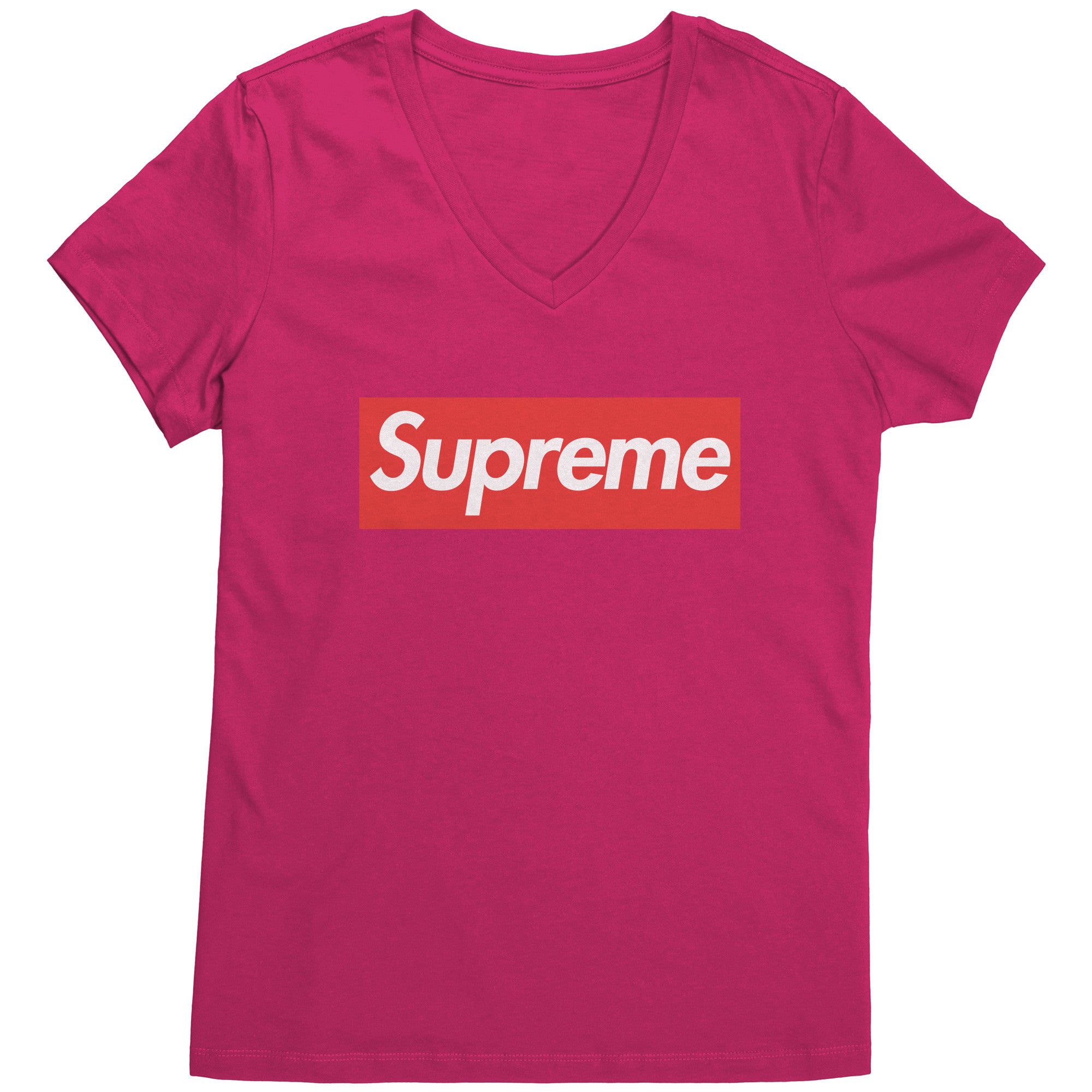 Supreme-Box-Logo-Womens-V-Neck-Shirt-3