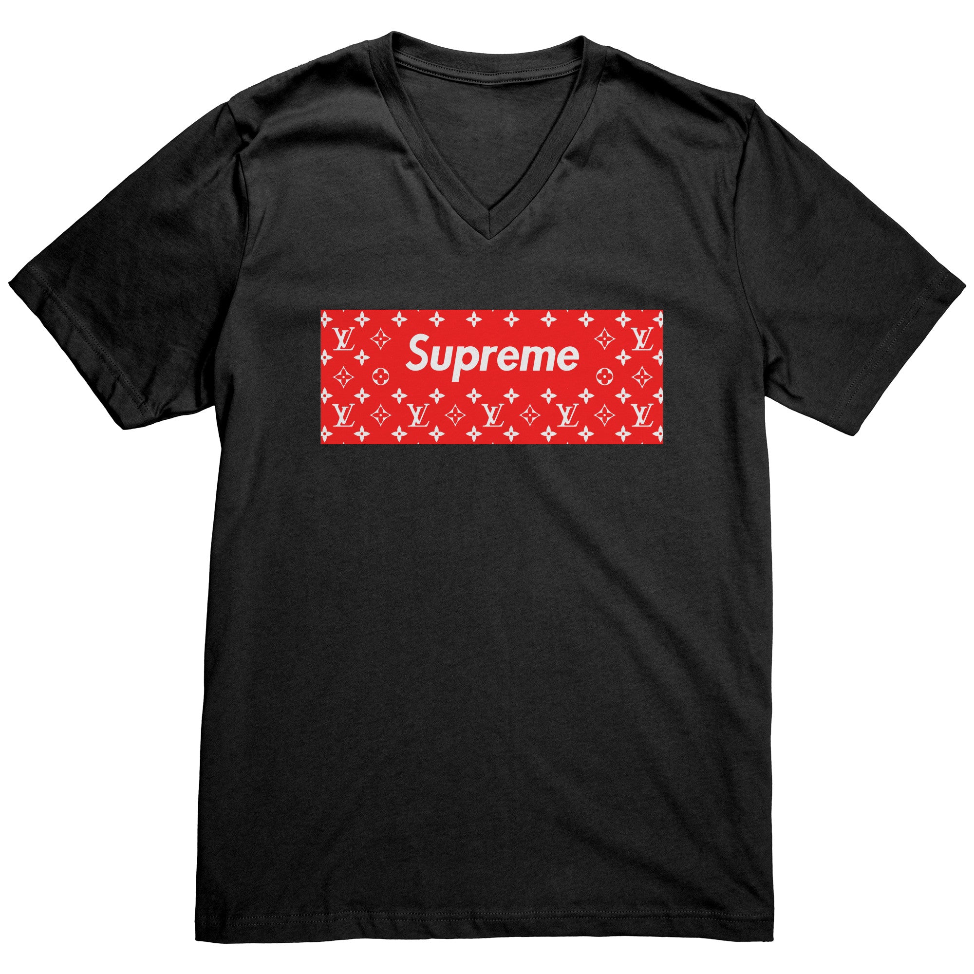 Supreme-x-Louis-Vuitton-Mens-V-Neck-Shirt Supreme x Louis Vuitton Mens V-Neck Shirt