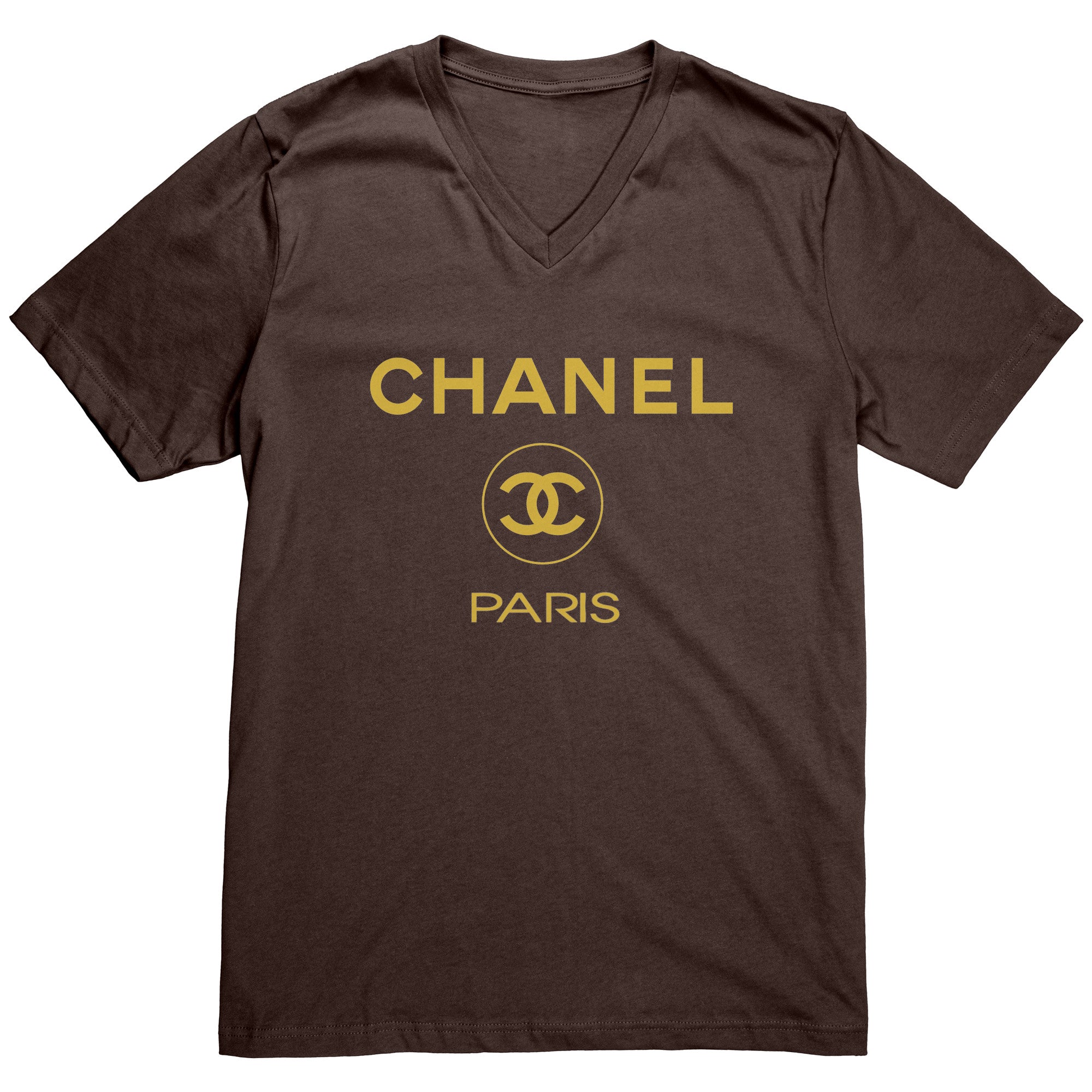 Vintage-Chanel-Bootleg-Mens-V-Neck-Shirt-1