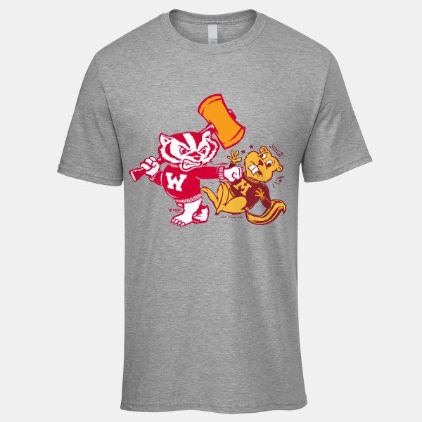 Wisconsin-Badgers-Unisex-T-Shirt-VTT8438 Wisconsin Badgers Unisex T-Shirt VTT8438