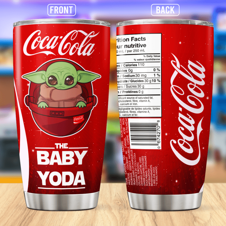 Baby-Yoda-Coca-Cola-Stainless-Steel-Tumbler-20oz Baby Yoda Coca Cola Stainless Steel Tumbler 20oz