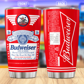 Budweiser Stainless Steel Tumbler 20oz