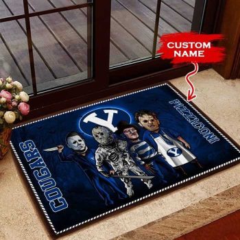 Byu Cougars 3D Doormats Halloween NCAA Custom Name DM1022