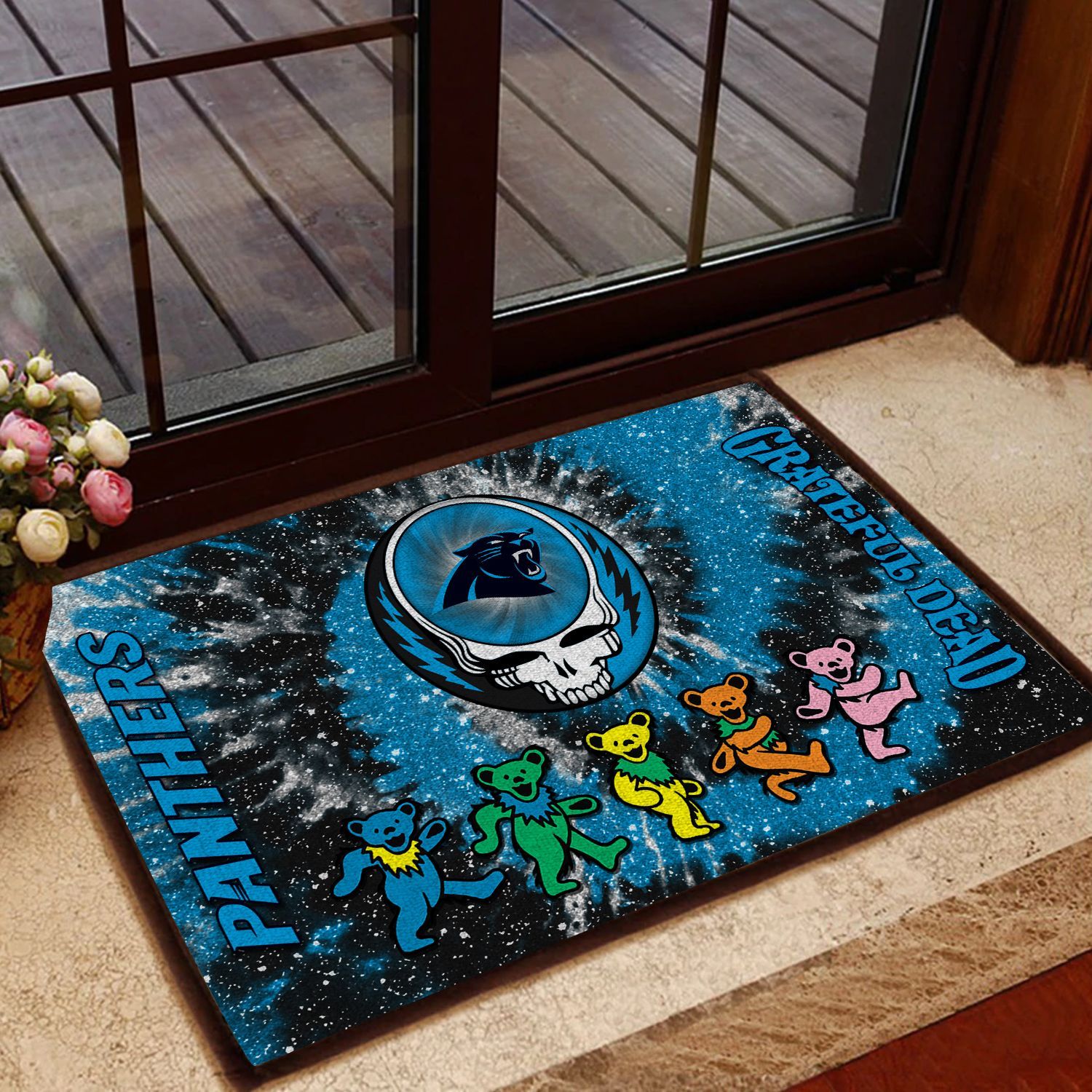 Carolina-Panthers-3D-Doormats-NFL-Gd-Band-DM1057 Carolina Panthers 3D Doormats NFL Gd Band DM1057