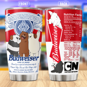 Cartoon Network Budweiser Stainless Steel Tumbler 20oz