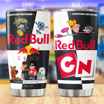 Cartoon Network Red Bull Stainless Steel Tumbler 20oz