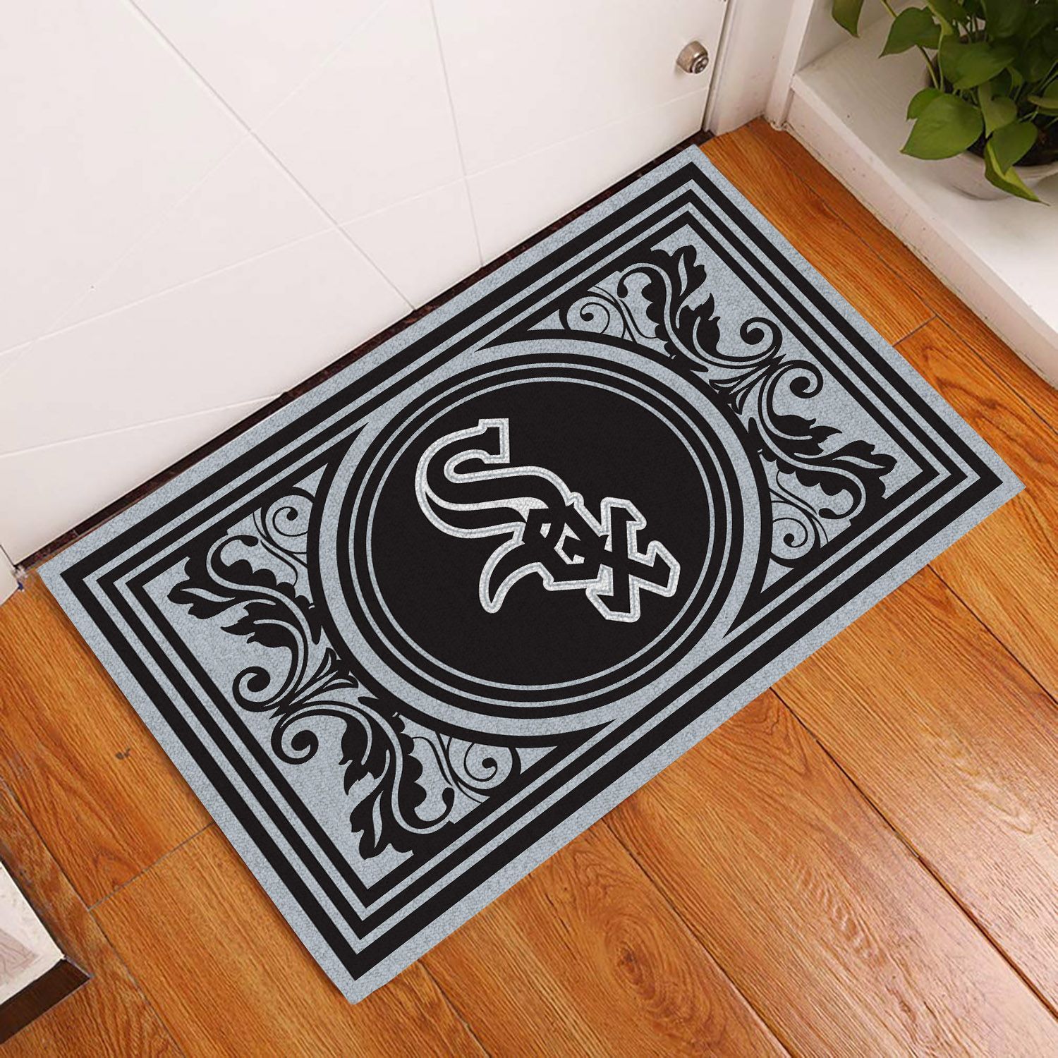 Chicago-White-Sox-Funny-Luxury-Front-Entrance-Doormat-Indoor-DM1611 Chicago White Sox Funny Luxury Front Entrance Doormat Indoor DM1611