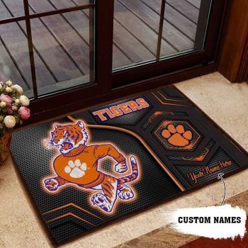 Clemson Tigers 3D Doormats NCAA Custom Name Doormat DM1164