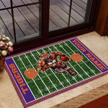 Clemson Tigers Football Home Field Mascot Custom Doormat DM1319