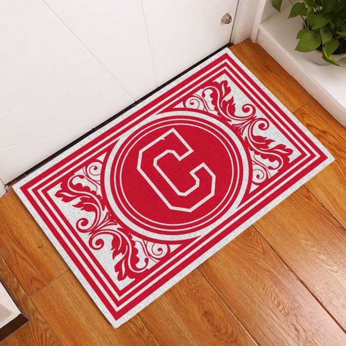 Cleveland-Indians-Funny-Luxury-Front-Entrance-Doormat-Indoor-Inside-DM1596 Cleveland Indians Funny Luxury Front Entrance Doormat Indoor Inside DM1596