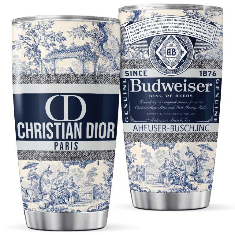 Dior-Budweiser-Stainless-Steel-Tumbler-20oz-1
