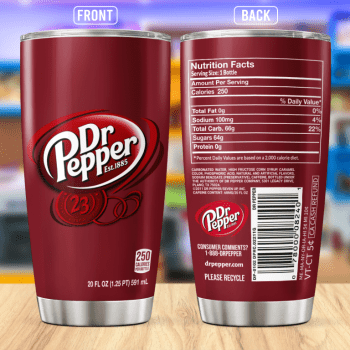 Dr.Pepper Stainless Steel Tumbler 20oz