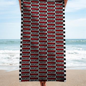 Ducati Beach Towel Luxury Brand Hot Trending Summer 2023 BT00515