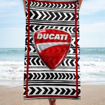 Ducati Beach Towel Luxury Brand Hot Trending Summer 2023 BT00516