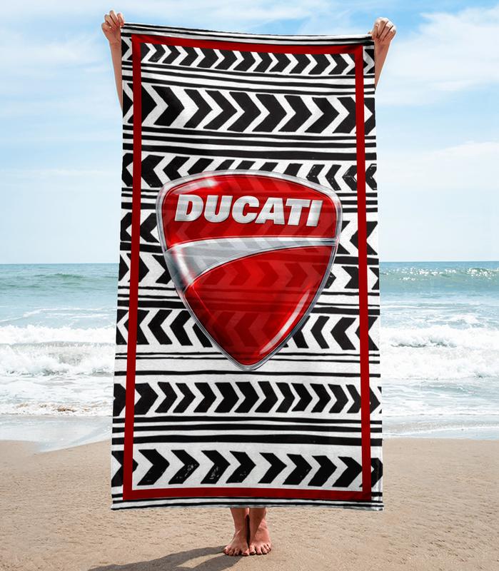 Ducati-Beach-Towel-Luxury-Brand-Hot-Trending-Summer-2023-BT00516 Ducati Beach Towel Luxury Brand Hot Trending Summer 2023 BT00516