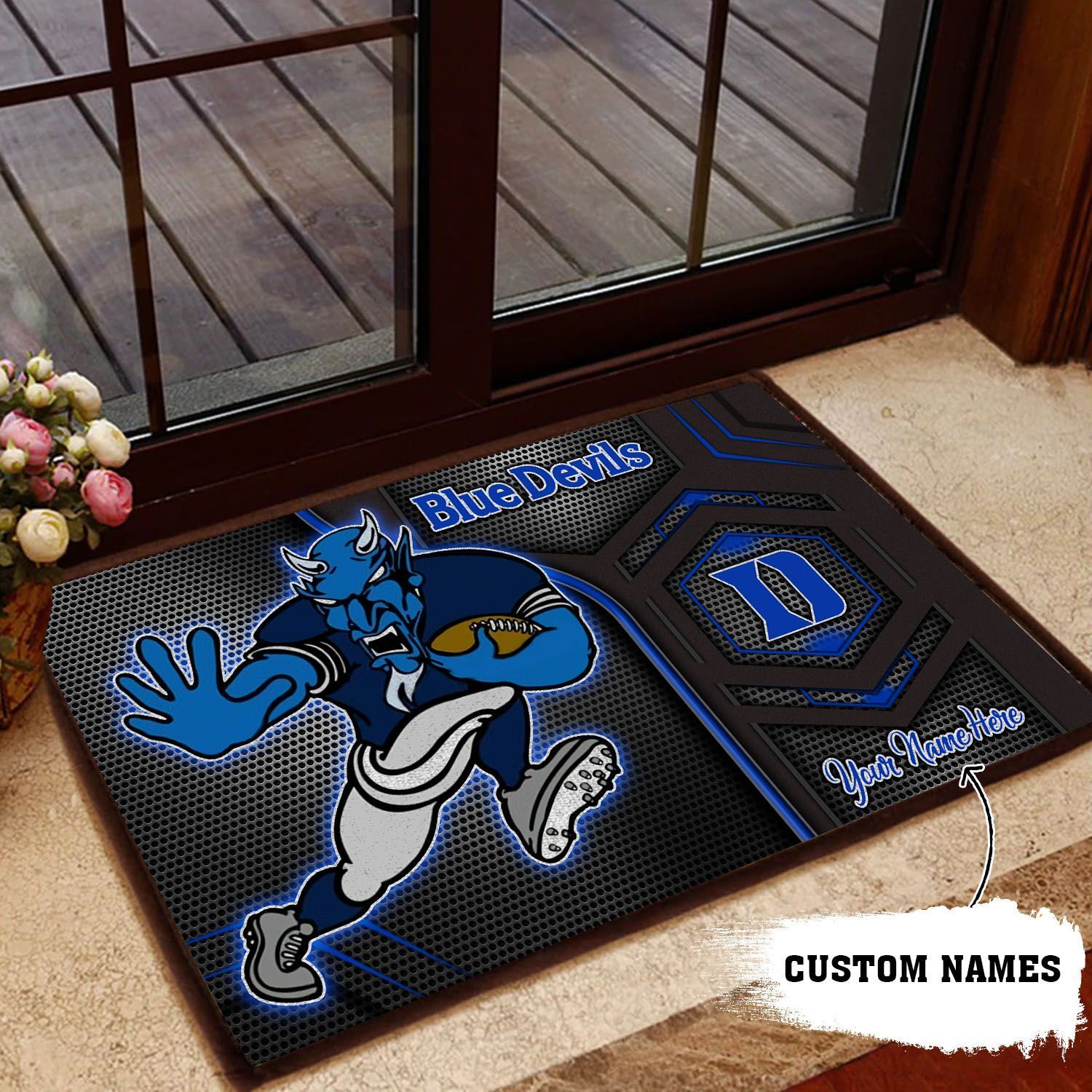 Duke-Blue-Devils-3D-Doormats-NCAA-Custom-Name-DM1157 Duke Blue Devils 3D Doormats NCAA Custom Name DM1157