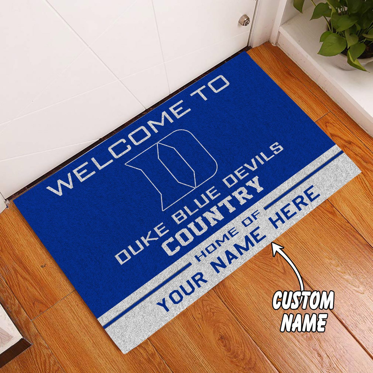 Duke-Blue-Devils-Country-Custom-Name-Funny-Luxury-Font-Doormat-Welcome-Mat-DM1948 Duke Blue Devils Country Custom Name Funny Luxury Font Doormat Welcome Mat DM1948