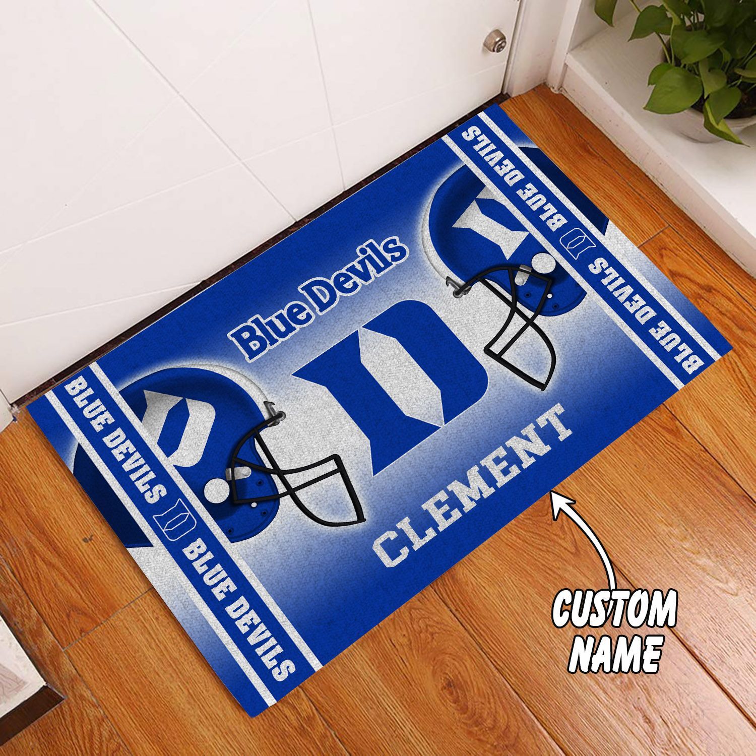 Duke-Blue-Devils-Custom-Name-Funny-Luxury-Front-Entrance-Doormat-Welcome-Mat-DM1941 Duke Blue Devils Custom Name Funny Luxury Front Entrance Doormat Welcome Mat DM1941