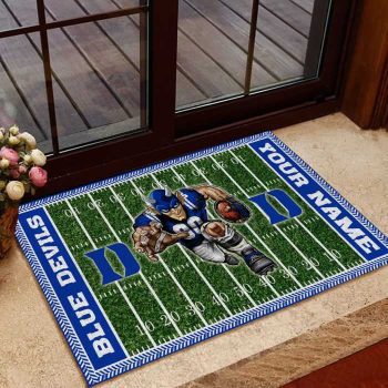 Duke Blue Devils Football Home Field Mascot Custom Doormat DM1341