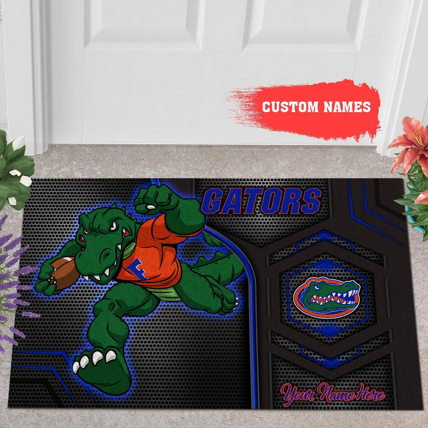 Florida-Gators-3D-Doormats-NCAA-Custom-Name-Doormat-DM1105 Florida Gators 3D Doormats NCAA Custom Name Doormat DM1105