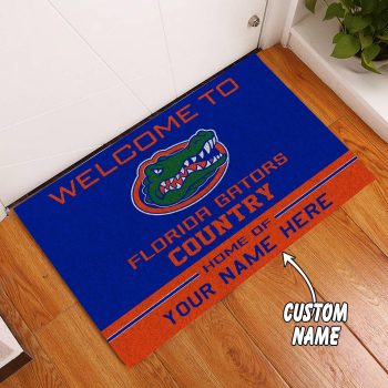 Florida Gators Country Custom Name Funny Luxury Front Entrance Doormat Welcome Mat DM1942